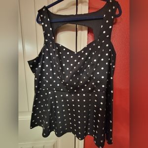 Torrid Polka dot top